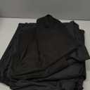 Love's cabin Oversized Queen Comforter Set Black, 7 Pieces Bed in a Bag, All Season Queen Bedding Sets with 1 Comforter, 1 Flat Sheet, 1 Fitted Sheet, 2 Pillowcase and 2 Pillow Sham | Soft, Breathable, Lightweight, Comfortable