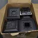 APONUO Solar Post Cap Lights 8 Pack with 1000mAh Battery - for 4x4 5x5 6x6 Fences, Larger Size & Longer Lasting, 2-Mode, IP64 Waterproof, for Fence Deck Patio Porch Yard (Black)