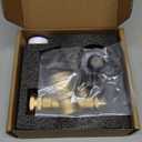 STMOUTUO RV Water Pressure Regulator for RV Camper. Brass Lead-Free Adjustable Camper Water Pressure Regulator with 0-160 PSI Gauge ，Reducer Valve W Filter，Package includes 1 raw tape for water pipes.