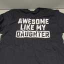 Awesome Like My Daughter Funny Tshirts Humor Novelty Tee Shirt for Dad,Men's, Grandpa (Medium, Black)