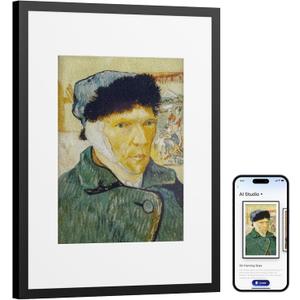SwitchBot AI Art Frame 13.3'', Electronic Ink Picture Frame, Wireless Digital Photo Frame, Long Battery Life, Alexa Compatible, Wall Decoration, Home Dcor, AI-Generated Art, Gift for Art Lovers