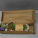 Floroom Artificial Greenery Stems Box Set, 45pcs with 9 Kinds of Faux Greenery Flowers Picks for DIY Bridal Bouquets Wedding Floral Arrangement Table Centerpieces, Lavender & Gold