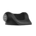 Ringco Neck Massager with Heat, Red Light & Vibration Adjustable, Heated Neck Stretcher with 3 Modes, Rechargeable Cervical Traction Device for Pain Relief & Muscle Relaxation, Christmas Gift (Black)