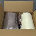 TANYOO Recliner Cushion for Elderly with Lumbar Support Pillow - 20x20x5 Inch Extra Thick Recliner Seat Cushion for Seniors Relief Back Pain and Tailbone Pain from Long Sitting Non-Slip Bottom Brown