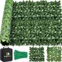 BDUSXYZ Artificial Ivy Privacy Fence Screen 60x100in Privacy Hedges Wall Faux UV-Anti Panel for Indoor Outdoor Garden Balcony Decor