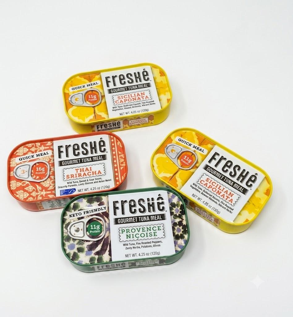Freshé Gourmet Canned Tuna Variety Pack (4 Pack) Healthy High-Protein Skipjack Fish & Ready-to-Eat Meal – All-Natural, Non-GMO, Wild-Caught Tuna – Gluten Free Diet Friendly
BBD 08/2027