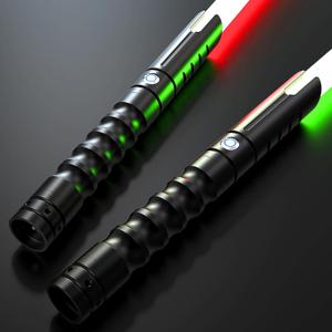 Lightsaber,Double Dueling Light Saber with Length 41.54 inches,2Packs Real 12 Colors RGB FX Light Sabers for Adults, Lightsabers for Kids Birthday Christmas/Halloween Cosplay Party Light up Sword