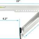Foozet Window Air Conditioner Support Bracket , Window AC Bracket Light Duty , Window AC Support Up to 85 lbs