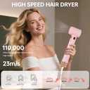 6 in 1 Professional Hot Air Styler Powerful Hair Dryer Brush & Multi-Styler with Auto Wrap Curlers Styling Without Heat Damage Fast Drying Curling Volumizing Travel Bag Ideal Gift for Women