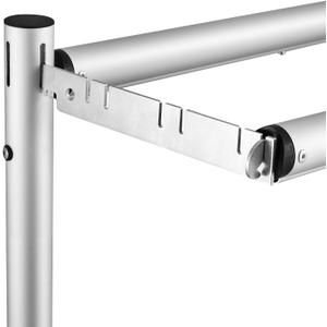 9" Double Crossbar Hanger Backdrop Hanger Crossbar Valance Hangers for Pipe and Drape Backdrop Stand Kit(9" Hanger, 2 Pack)