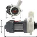 W10276397 Washer Drain Pump for Whirlpool Kenmore Mayt-ag Washing Machine-Replaces WPW10276397VP B40-3A 1874334 AP6018417 LP39710 