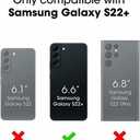 OtterBox Defender Series Case for Samsung Galaxy S22 Plus (NOT S22/Ultra Models) Case Only - Non-Retail Packaging - Antimicrobial - Black