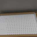 MUWOOD Peg Board, 3 Pack Metal Pegboard Panels Black Pegboards Wall Organizer with Frame Large Heavy Duty Peg Board with Hooks for Walls Home, Garage Tool Storage, Office, Craft Room, Kitchen 24”×16”