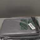 Lifewit 6 Pack Clothes Storage Bins with Lids, Foldable Blanket Storage Bags with Zippers, Clear Window and Reinforced Handles, Closet and Organization for Clothing, Sweater, Comforter, Bedding, Gray