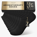 7 Pairs Christmas Golf Gifts for Men/Women No Show Cotton Socks, Low Cut Compression Socks, Aromatic