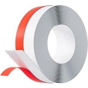 36FT Weather Stripping Door Seal - 2" Silicone Door Draft Seal Tape for Gaps Under Door Weatherstripping Sweep Stopper for Bottom of Shower Door/Sliding Glass Door (White)