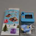 Kids Camera Instant Print, Christmas Birthday Gifts for Girl Boys 3-12 Years Old, FHD Selfie Digital Video Cameras, Toddler 3 Rolls Print Paper & 32G Card (Blue)