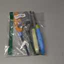 Butane Lighter, 4pcs Refillable Long Flame Lighter for BBQ Candle(No Butane Inside) (Blue)