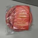 Merry Christmas Paper Plates and Napkins - 62pc Red and Gold Tableware for Winter Holiday Decoration