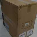 Modern Decor Adjustable Pendant Lamp Kitchen Island, Aluminum and Wood Finish,1-Light E26 Base Ceiling Hanging Light for Dining Room Shop Restaurant (Beige+Dark Wood Grain, 40cm)