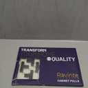 Ravinte 12 Pack 2 inch Length Square Cabinet Pulls Matte Black Stainless Steel Kitchen Drawer Pulls Cupboard Handles Cabinet Handles