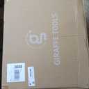 Giraffe Tools Retractable Garden Hose Reel 1/2 Inch x 130 ft, Super Heavy Duty, Any Length Lock, Slow Return System, Wall Mounted and 180 Deg Swivel Bracket