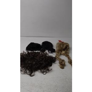 Halloween Party Set Of Wigs, 4 Pack