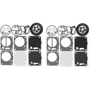 Carburetor Rebuild Kit Compatible with Super BN SBN Series Mikuni, Kawasaki, Polaris, Tigershark, Sea-Doo and Yamaha Carb Kit 15-001 / SBT # 35-160 fits 38mm / 44mm / 46mm - 2 Pack