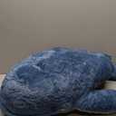 Tezituor 43.3 inch Giant Whale Stuffed Animal, Large Realistic Blue Stuffed Whale Plush Ocean Toys Gift for Christmas Birthday, Hugging 4ft Soft Whale Plush Body Pillow for Girls Boys