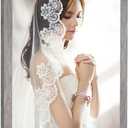 18x36 Picture Poster Frame, Rustic Gray 36 x18inch Frame, Natural 18x36 Frame, Distressed Grey Large Gallery Family Concert Photo Frame, Anniversary/Birthday/Wedding/Thank you/Christmas Gift