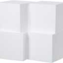 Crafare 4 Pack Craft Foam Blocks 6x6x6inch Polystyrene Brick Square for Arts School Projects Sculptures Floral Arrangements Modeling and Centerpieces