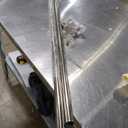 NICETOWN Window Curtain Rod 1 Diameter for Windows 48 to 86 inch Adjustable Drapery Rod Set with End Cap/Cylinder Finials Style for Living Room Bedroom Patio Door, Sold by Single, Brushed Nickel