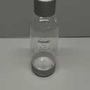 Premium Carbonating Bottle 1L Silver - Compatible with MySoda and any brands - Quick-Lock Reusable Bottles - Lid and Base Made of Stainless Steel - BPA Free