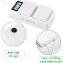 Battery Charger Station for Arlo Pro 3/Pro 4/Pro 5S & Arlo Ultra/Ultra 2, Digital LED Screen Dual Charging Station for Arlo Battery Only (No Batteries)