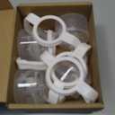 Straw Sippy Cup Conversion Kit for Dr Brown Narrow Nack Baby Bottles, Soft top and Weighted Ball Transition Cup Kit with Handles, Set of 4