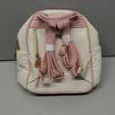 I IHAYNER Mini Backpcak for Women Small Bowknot Quilted Leather Backpack Purse for Girls Personalized Trendy Stuff Gifts Light Pink