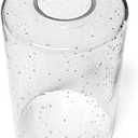 Clear Bubble Seeded Glass Shade, Cylinder Glass Lamp Shade Light Fixture Replacement Glass Globe with 1-5/8-Inch Fitter Opening, Diameter 3.9”Height 5.9"