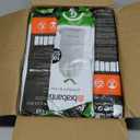 Brabantia PerfectFit Trash Bags (Size G/6-8 Gal) Thick Plastic Trash Can Liners with Drawstring Handles (120 Bags) (White - Code G)