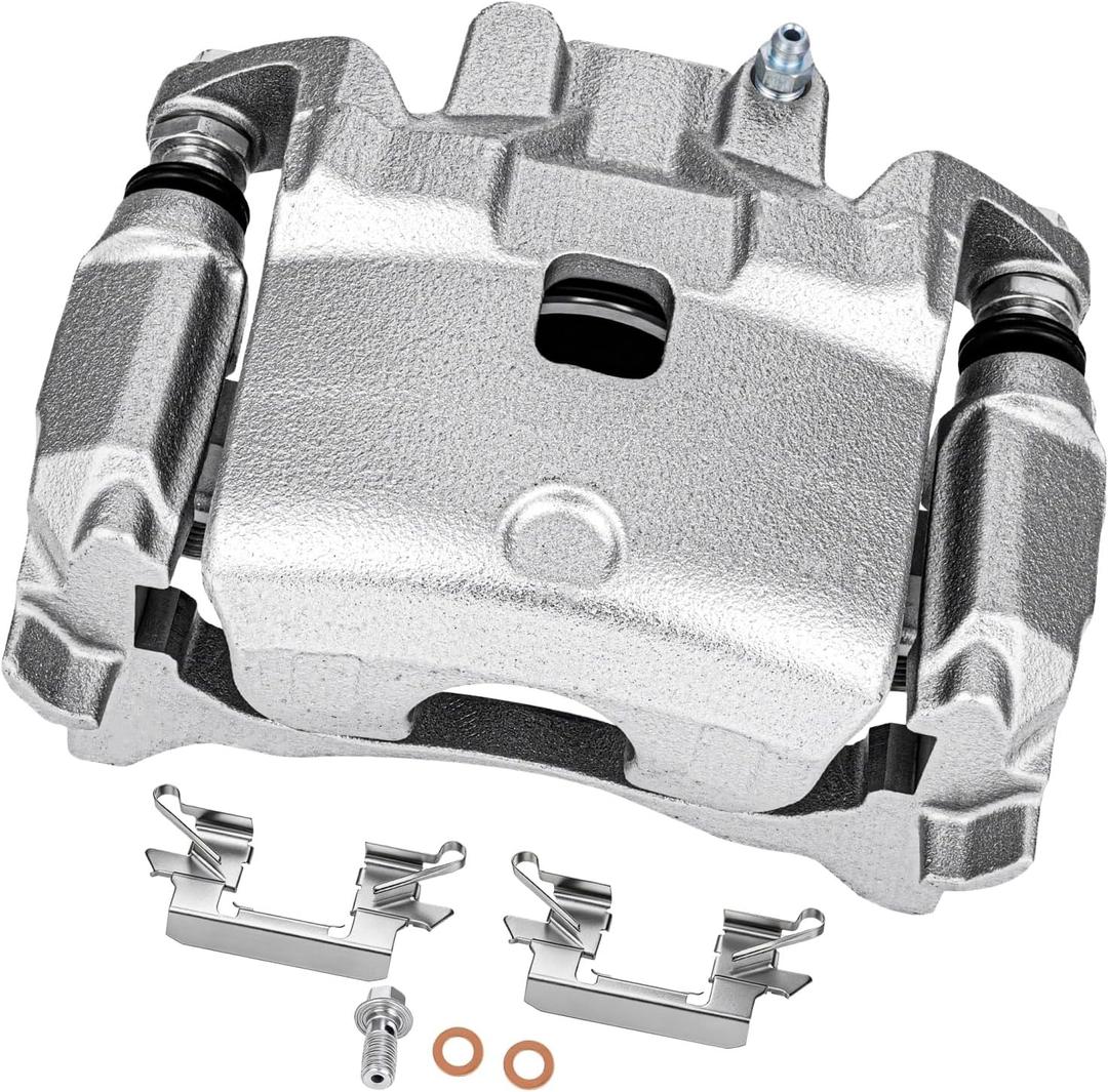 cciyu Front Right Brake Caliper Assembly w/Bracket 19B7103 2013 2014 2015 2016 2017 2018 2019 2020 2021 For Nissan For Altima,2014 2015 2016 2017 For Nissan For LEAF