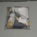 Black White and Gold Pillow Covers, 18 x 18 Inch Set of 4, Abstract Black and Gold Pillow Covers, Modern Boho Home Decor, Decorative Throw Pillows for Couch Living Room Bedroom