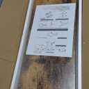 QEEIG Bathroom Shelves 36 inches Long Floating Shelf for Wall 36 x 9 inch Set of 2, Rustic Brown (008-90BN) (35.4")