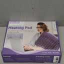 Blue Elf Heating Pad for Back/Neck/Shoulder Pain Relief, 33''×17'' XXX Extra Large Electric Heating Pads for Cramps,Gifts for Women/Mom/Wife Her,Moist & Dry Heat Warm Pad(Purple)