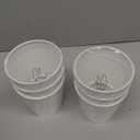 WUWEOT 6 Pack Chandelier Lamp Shades, 5.2"×4"×5.2" Small Lampshade Clipon Bulb Lamp Shades, White Linen Replacement Lampshade for Table Chandelier Wall Lamp