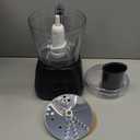BLACK+DECKER FP1600B 8-Cup Food Processor with Stainless Steel Blade, Black