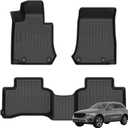 Priprilod Floor Mats Compatible with Mercedes-Benz GLC Class 2016-2022GLC300/GLC350e/GLC43 AMG/GLC63 AMG/GLC63 AMG S All Weather Protector TPE Floor Liners Custom Fit Car Mats Non-Slip