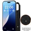 Diverbox for iPhone 15 Case [Compatible with MagSafe] [Shockproof] [Dropproof] [with Screen Protector ] Heavy Duty Protection Phone Case Cover for Apple iPhone 15 2023 6.1 inch (Black)