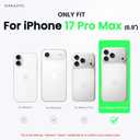 ORNARTO Compatible with iPhone 17 Pro Max Case 6.9", Slim Liquid Silicone 3 Layers Soft Gel Rubber Shockproof Protective Cover with Anti-Scratch Microfiber Lining-Chalk Pink