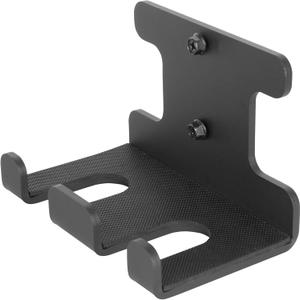 Barbell Rack Doule Hook Wall Mount Heavy Duty Vertical Barbell Holder Weight Bar Holder for Olympic Barbell, Curl bar, Commercial or Home Gym Accessory