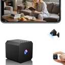 Mini Camera Wireless - 1080p WiFi Nanny Cam with Night Vision, Custom Motion Zones, Bluetooth Easy Setup, Small Home Security Cameras for Baby, Pet Monitor, Home/Indoor