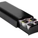Mind Reader Single Serve Coffee Pod Organizer, 12-14 Coffee Pod Capacity, Black